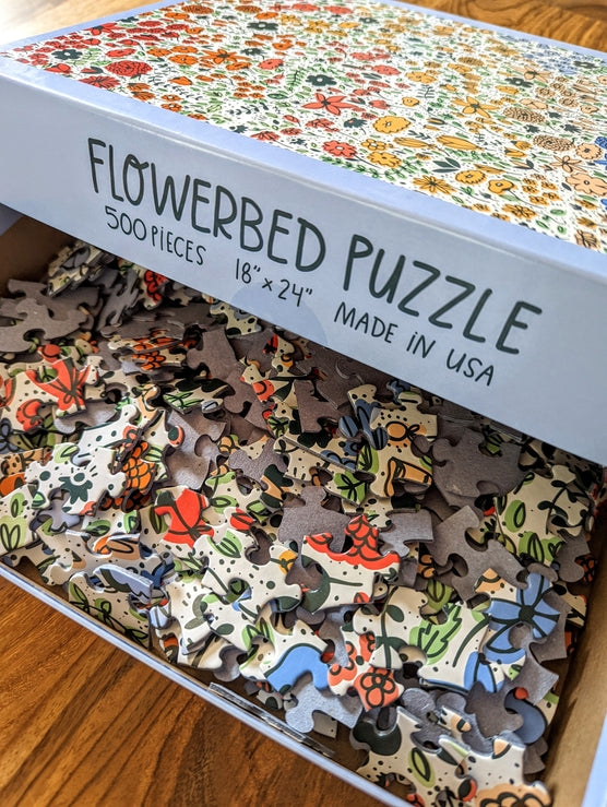Flowerbed 500 Piece Puzzle