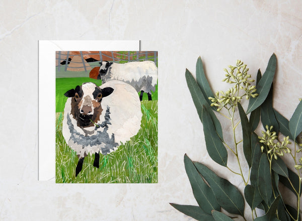 Shetland Sheep Card