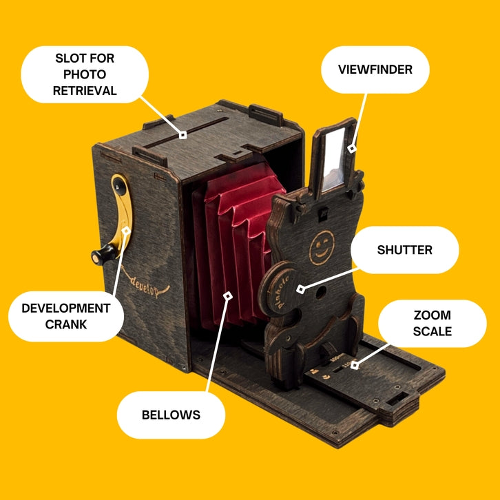 Diy Pinhole Square Instant Film Camera Kit For Self Assembly