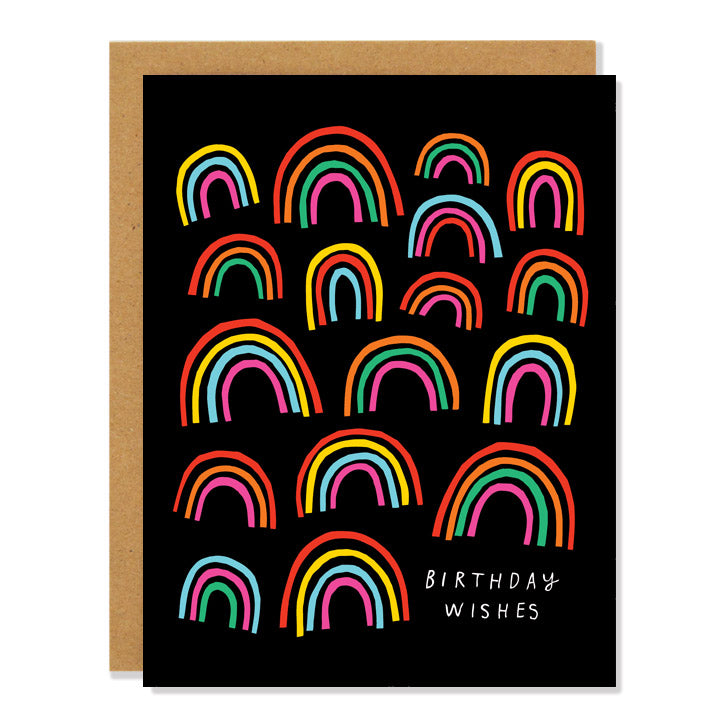 Birthday Wishes Rainbow Card