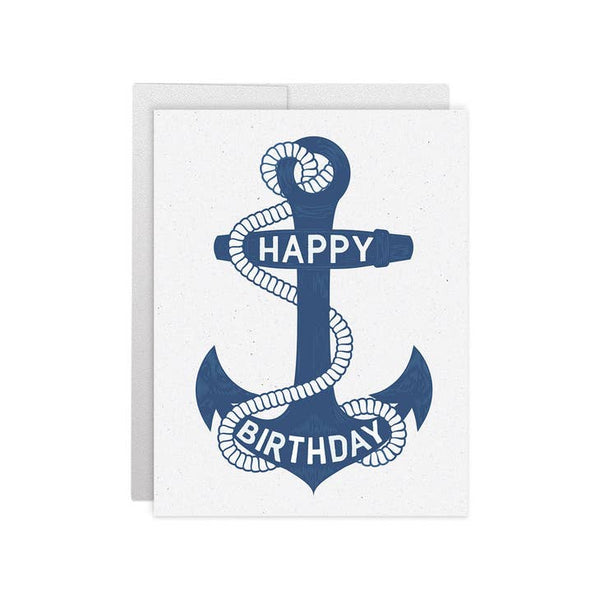 Anchor Birthday Card
