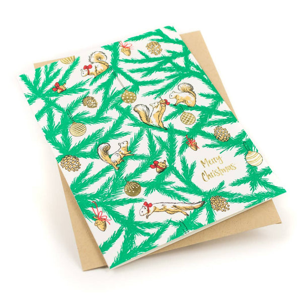 Holiday Squirrel Card