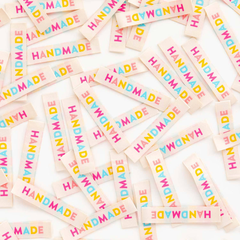 Colorful Handmade - Sewing Woven Clothing Label Tags
