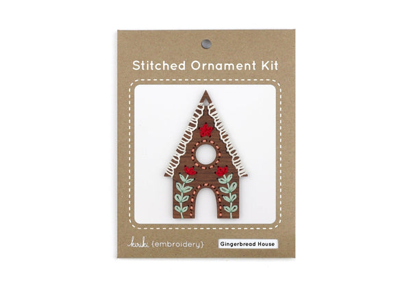 DIY Ornament Stitch Kit | Gingerbread House