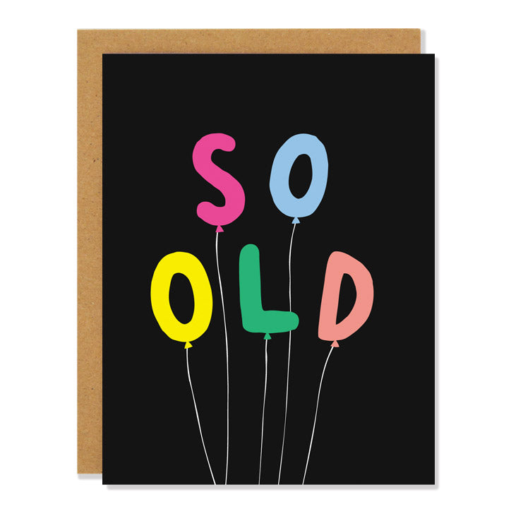 So Old Balloons Card