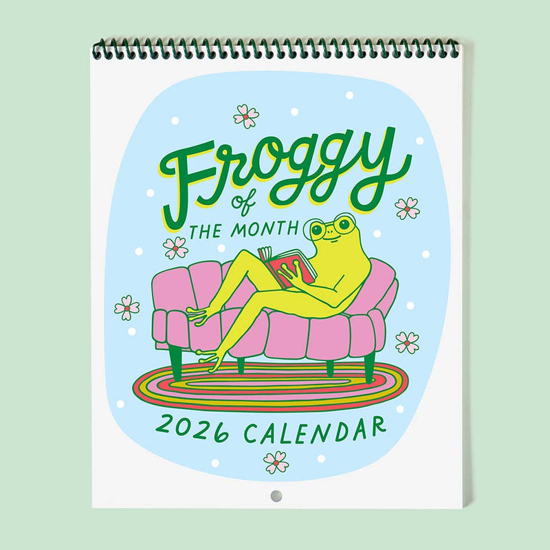 Froggy of the Month 2026 Calendar | Frog Calendar