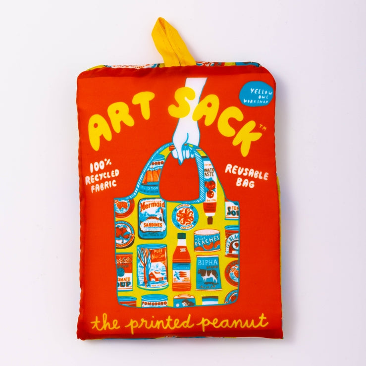 Tins Art Sack - Eco-Friendly Reusable Tote