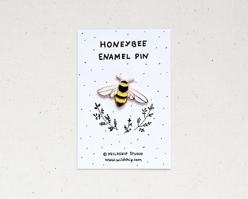 Honeybee Enamel Pin