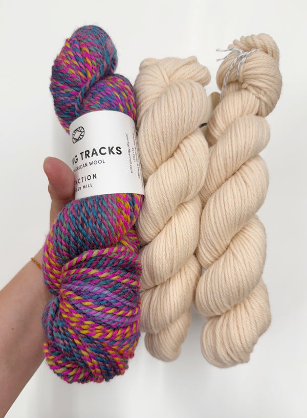 The Candy Shoppe Shawl Bundle | Junction Fiber Mill + Quince & Co
