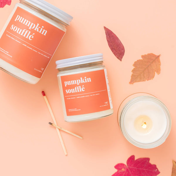 Pumpkin Souffle 9 ounce jar candle