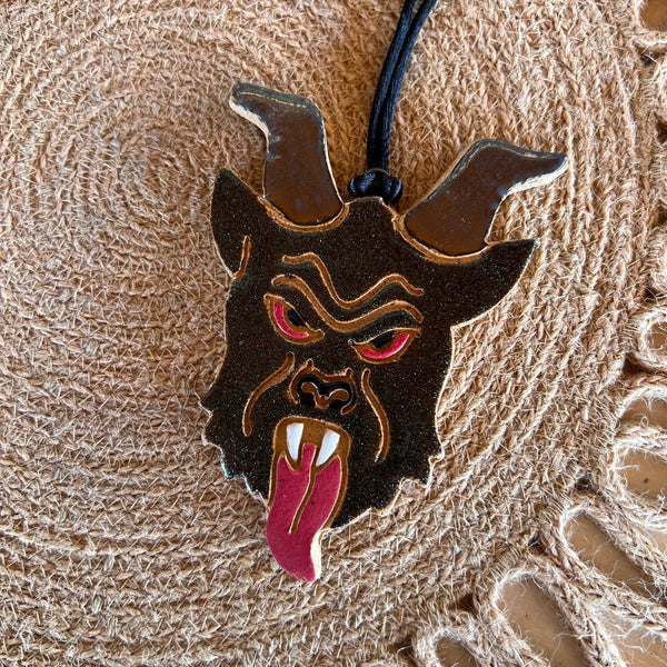 Krampus Ceramic Ornament