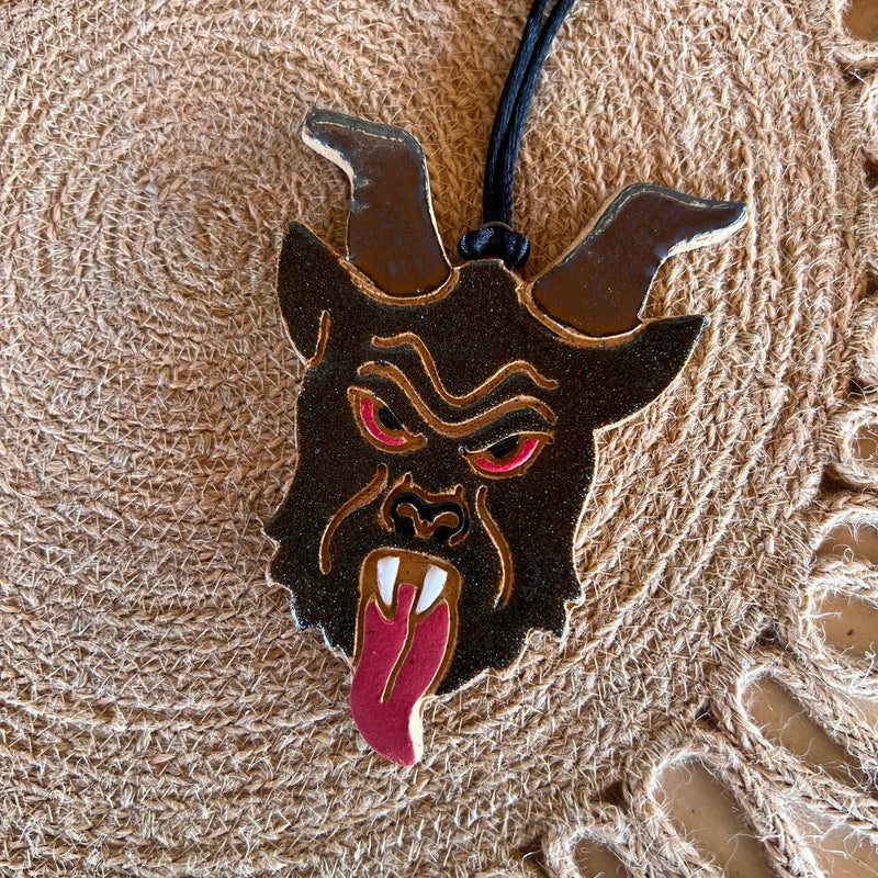 Krampus Ceramic Ornament