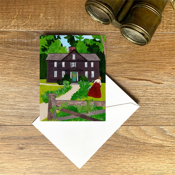 Little Women Orchard House Card