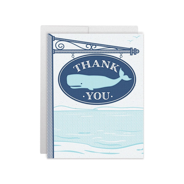Whale Sign Birthday Card