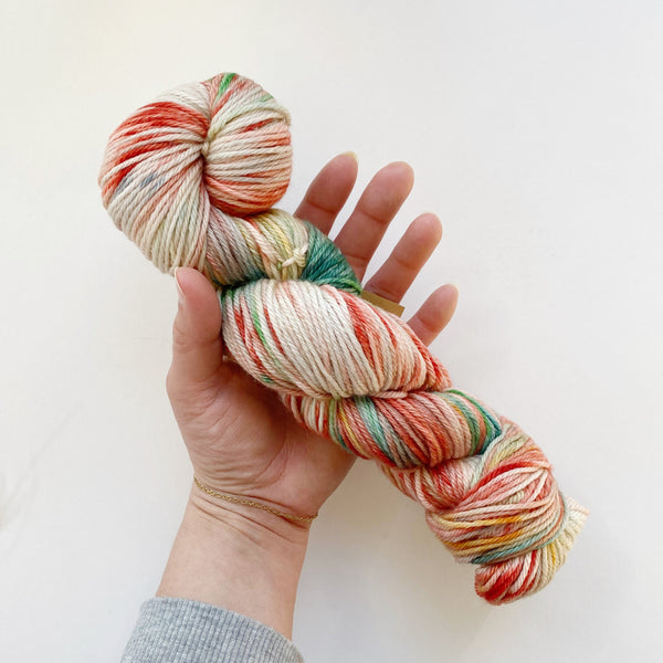 Wildflower Field Hand-Dyed Merino Worsted Weight Yarn