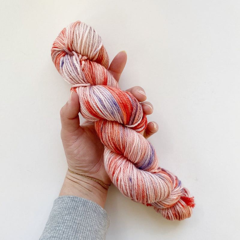 Sunset Hand-Dyed Merino Worsted Weight Yarn