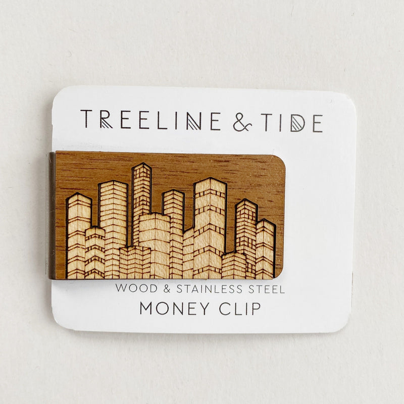 City Skyline Money Clip