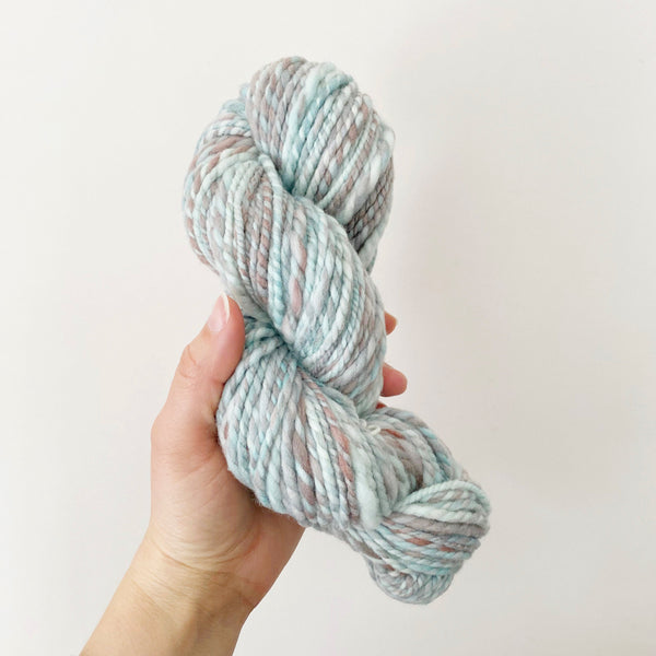 Mermaid Tail Hand-spun Bulky Merino Wool Yarn