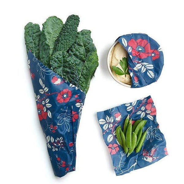 beeswax wrap set of three