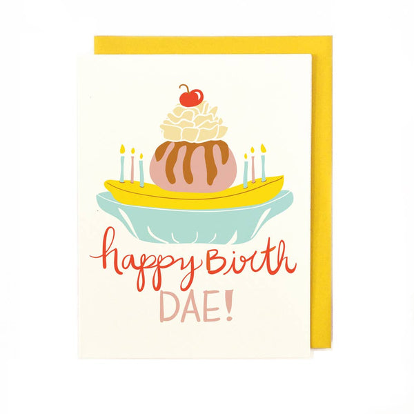 birth dae greeting card