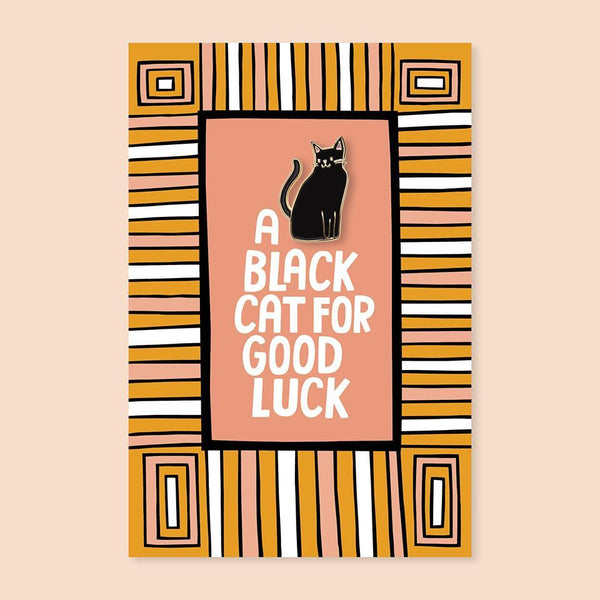 Black Cat Pin