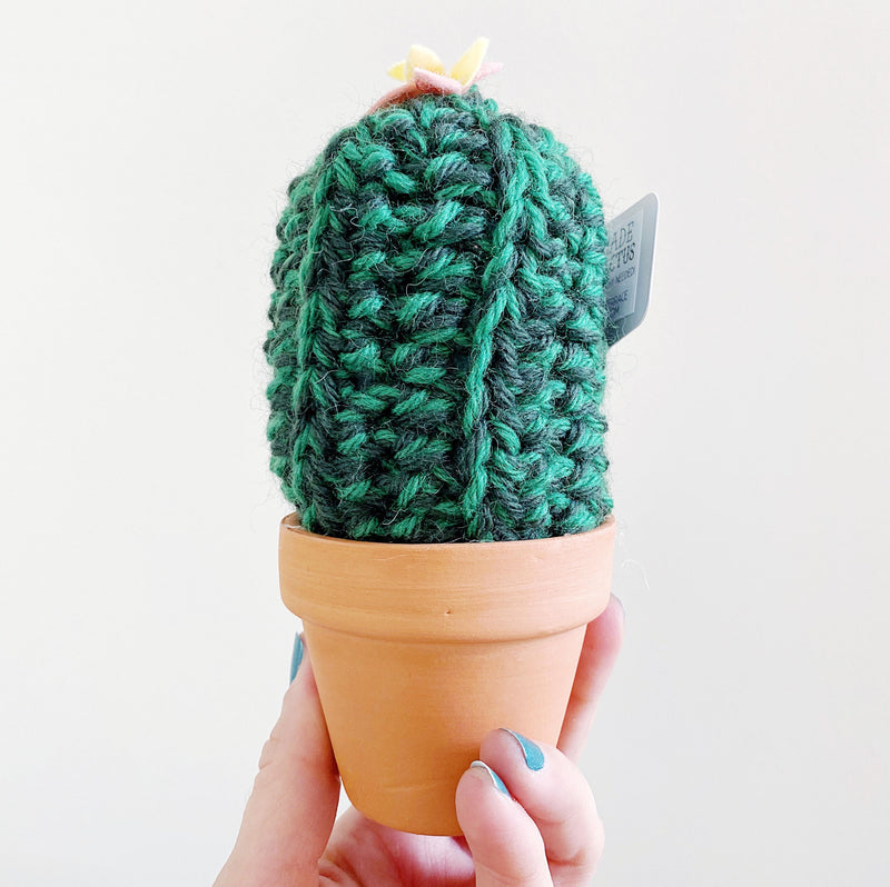 Crochet Cactus multi-green