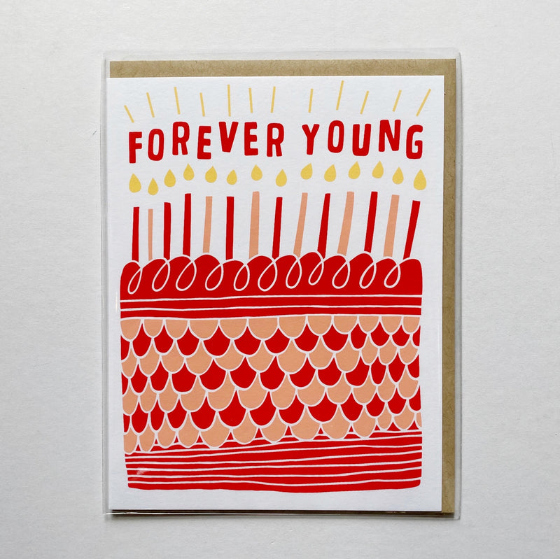 Forever Young Birthday Card