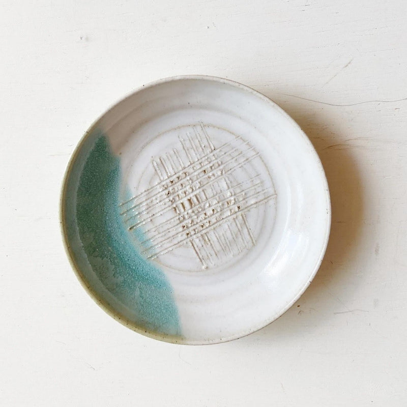 Garlic Rub Ceramic Plate
