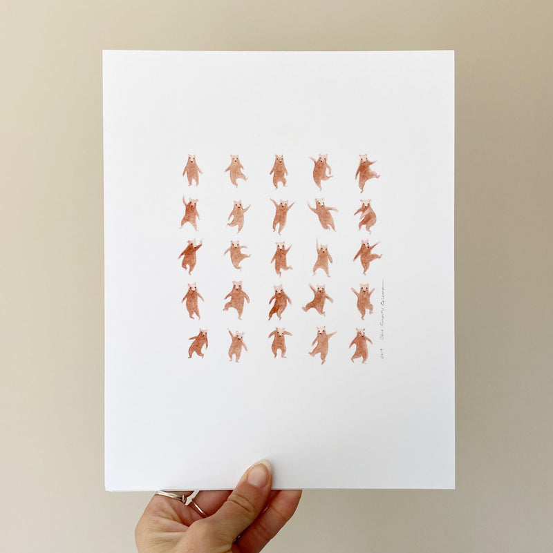 Dancing Bears Art Print