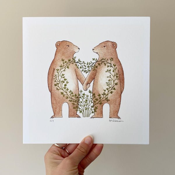 Love Bears Art Print
