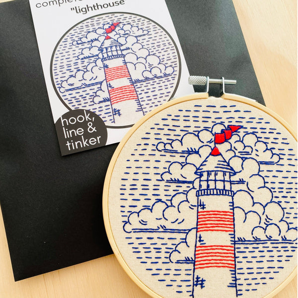 Lighthouse Embroidery Kit