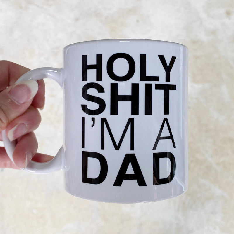 Holiday Must Haves Card - white mug with black lettering