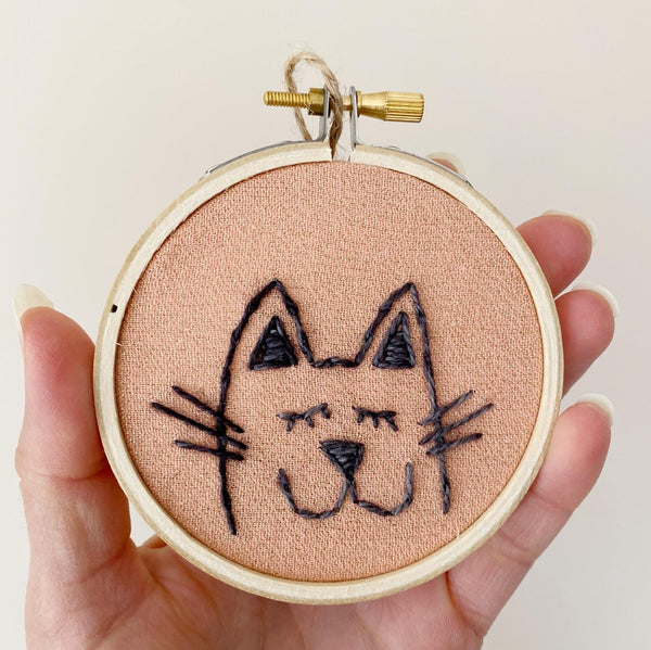 Mini Kitty Embroidery