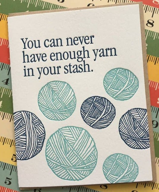 Never Enough Yarn Card