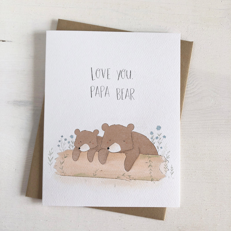 Love You, Papa Bear Card