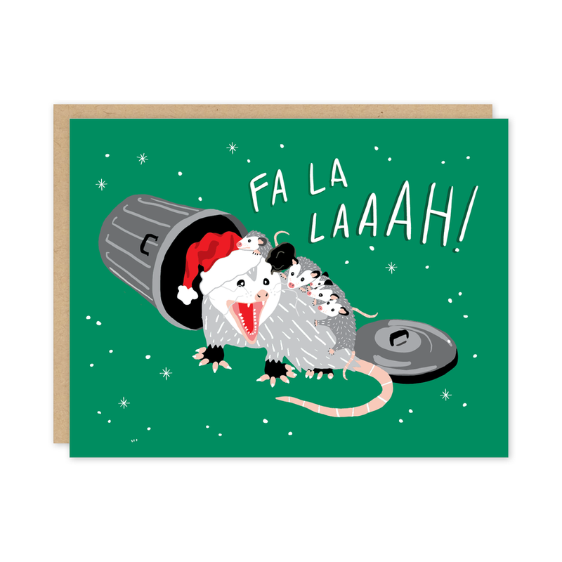 Possum Christmas Card