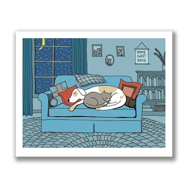Snuggle Art Print
