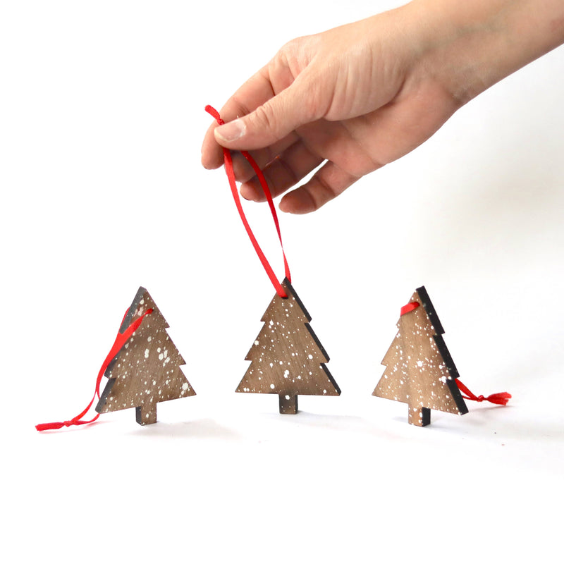Wooden Tree Ornament