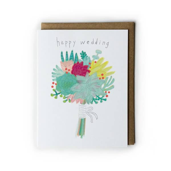 Wedding Bouquet Card