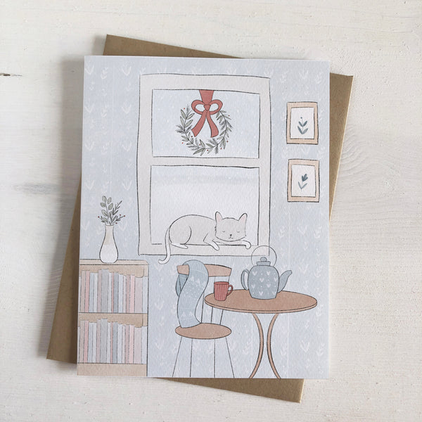 Window Kitty Card